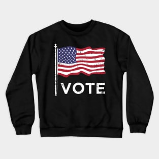 Distressed Election Day November 6 2018 Women Men Boys Girls Crewneck Sweatshirt